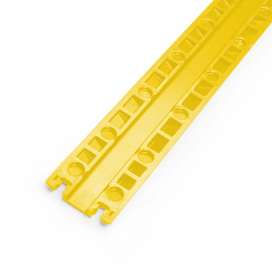 Žlutý plastový kabelový most XPRESS - délka 101 cm, šířka 12,5 cm, výška 2 cm