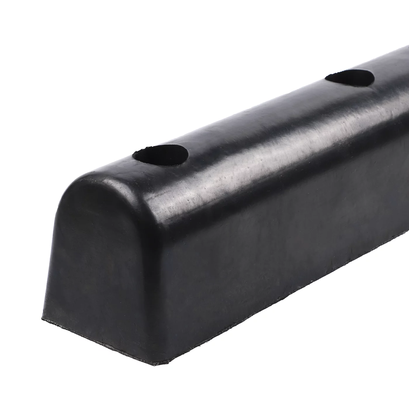 Rampenstopp aus Gummi FLOMA - Länge 100 cm, Breite 15 cm, Höhe 15 cm - Schwarz