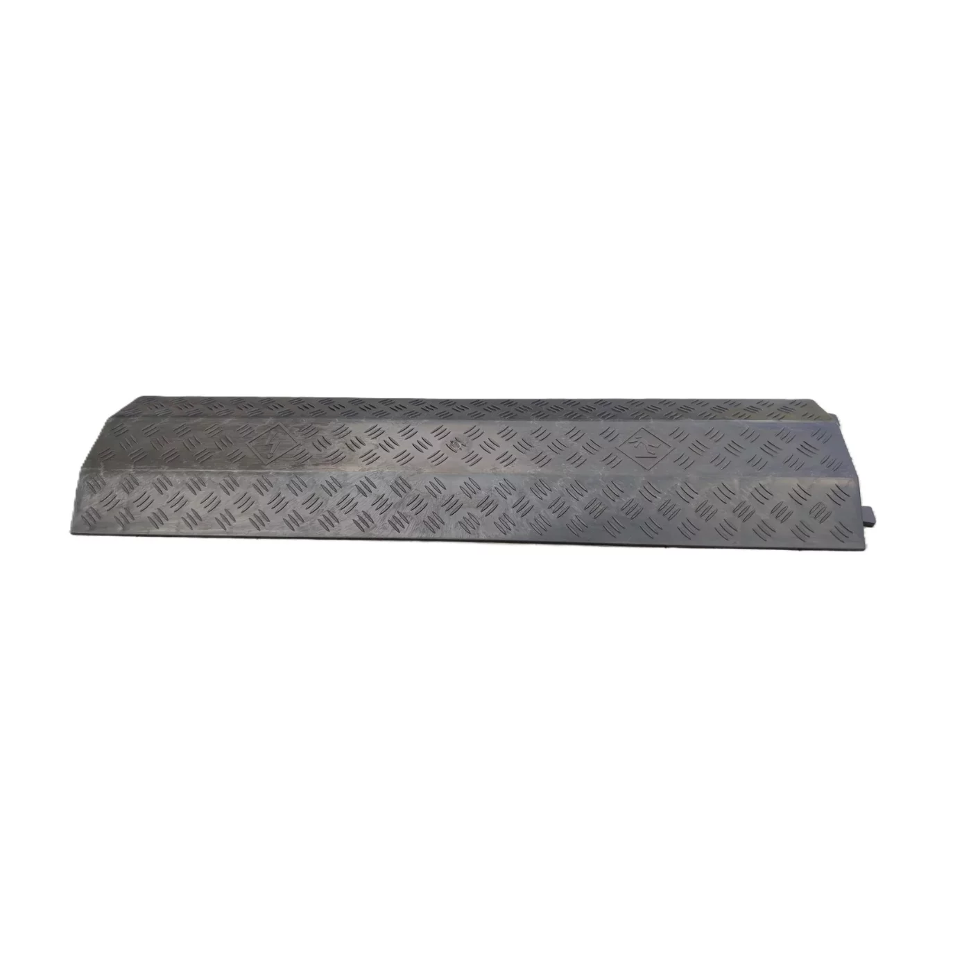 Verdrahtete Kabelbrücke aus Kunststoff - Länge 100 cm, Breite 24 cm, Höhe 4 cm - schwarze