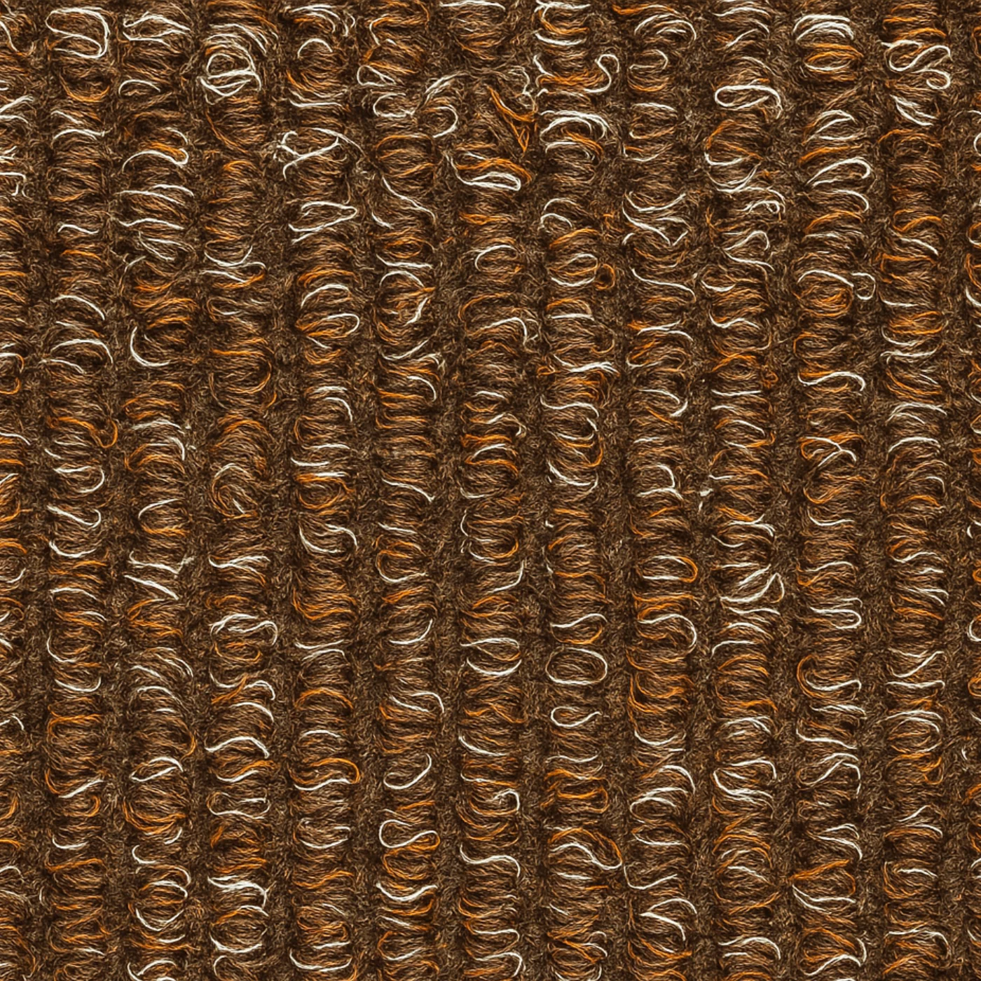 Textilmatte FLOMA Perla - Länge 100 cm, Breite 200 cm, Höhe 1,1 cm - braune