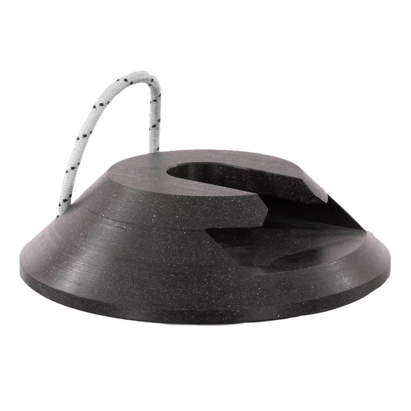 Stabilisierende Unterlegplatte unter den Füßen von Maschinen, Handhabungs- und Baugeräten FLOMA - Durchmesser 50 cm, Höhe 8 cm