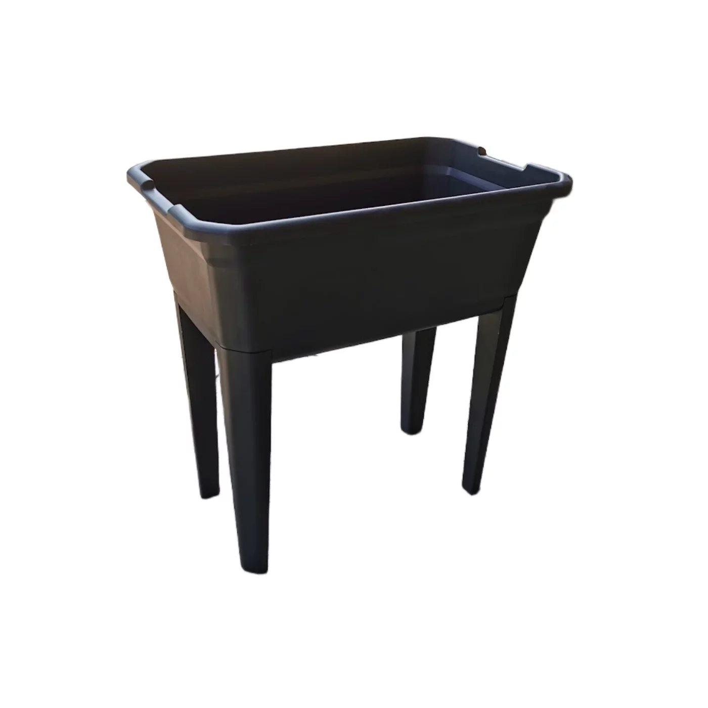 Gartiges Anzuchtschale aus Kunststoff GH76 - Länge 59,6 cm, Breite 36,8 cm, Höhe 75,3 cm - Schwarz