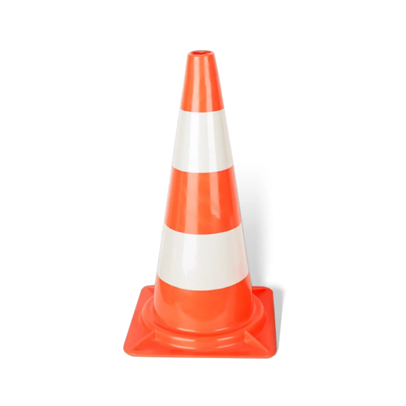 Leitkegel aus Kunststoff - Breite 29 cm, Höhe 50 cm
