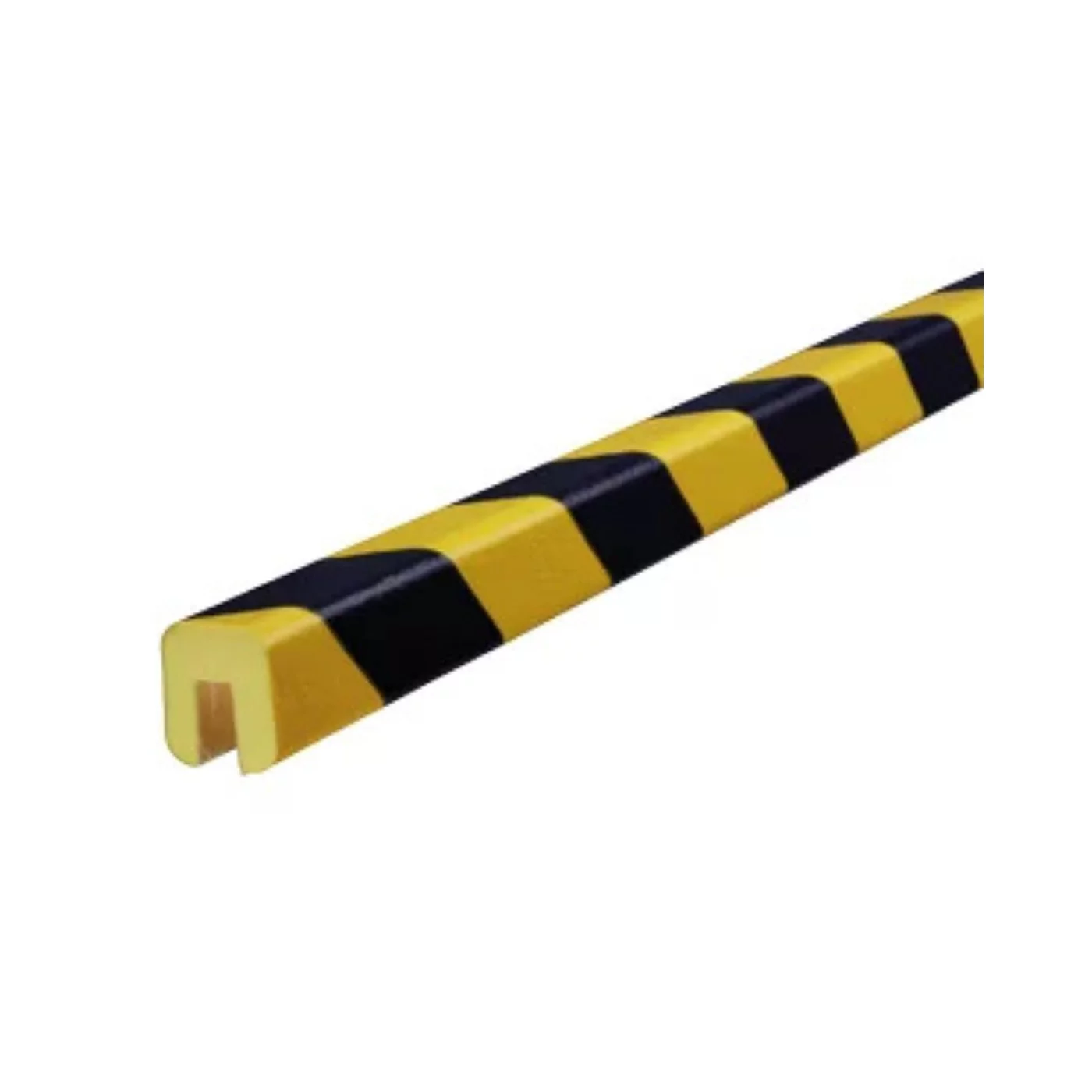 Wandeckenschutz aus Schaumstoff (U-Profil) - Länge 100 cm, Breite 2,6 cm, Höhe 3 cm - gelb-schwarzer
