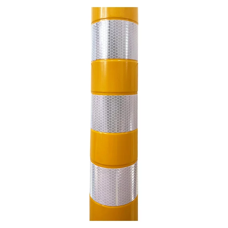 Parkende schutze Spalte aus Kunststoff - durchmesser 8,1 cm, Höhe 75 cm - gelbe