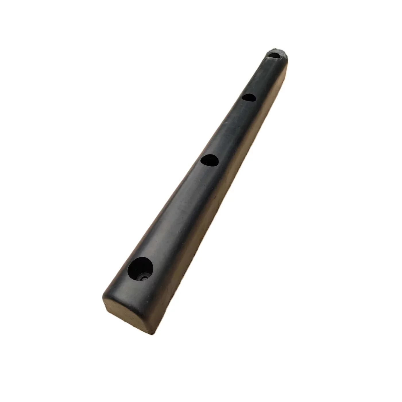 Rampenstopp aus Gummi - Länge 100 cm, Breite 10 cm, Höhe 10 cm - schwarzer
