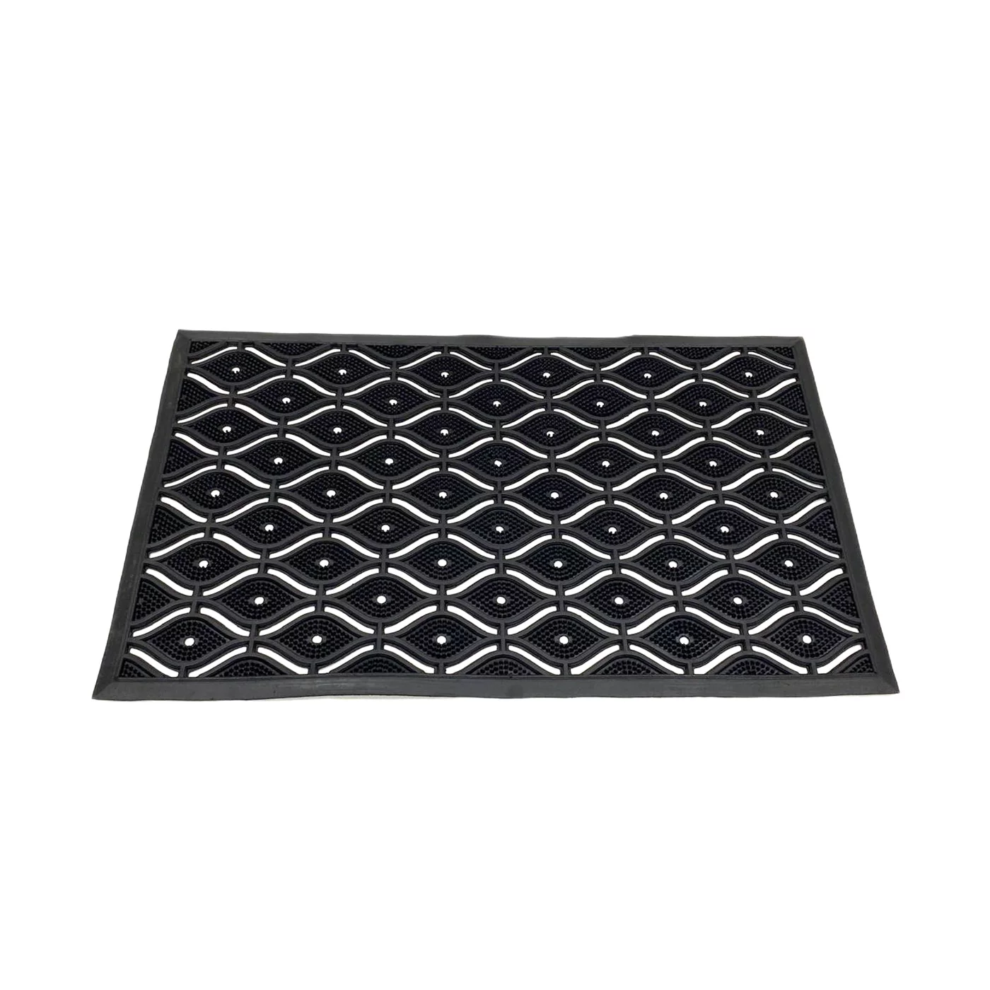 Wycieraczka FLOMA Eye Shaped gumowa czyszcząca - długość 55 cm, szerokość 90 cm, wysokość 1 cm