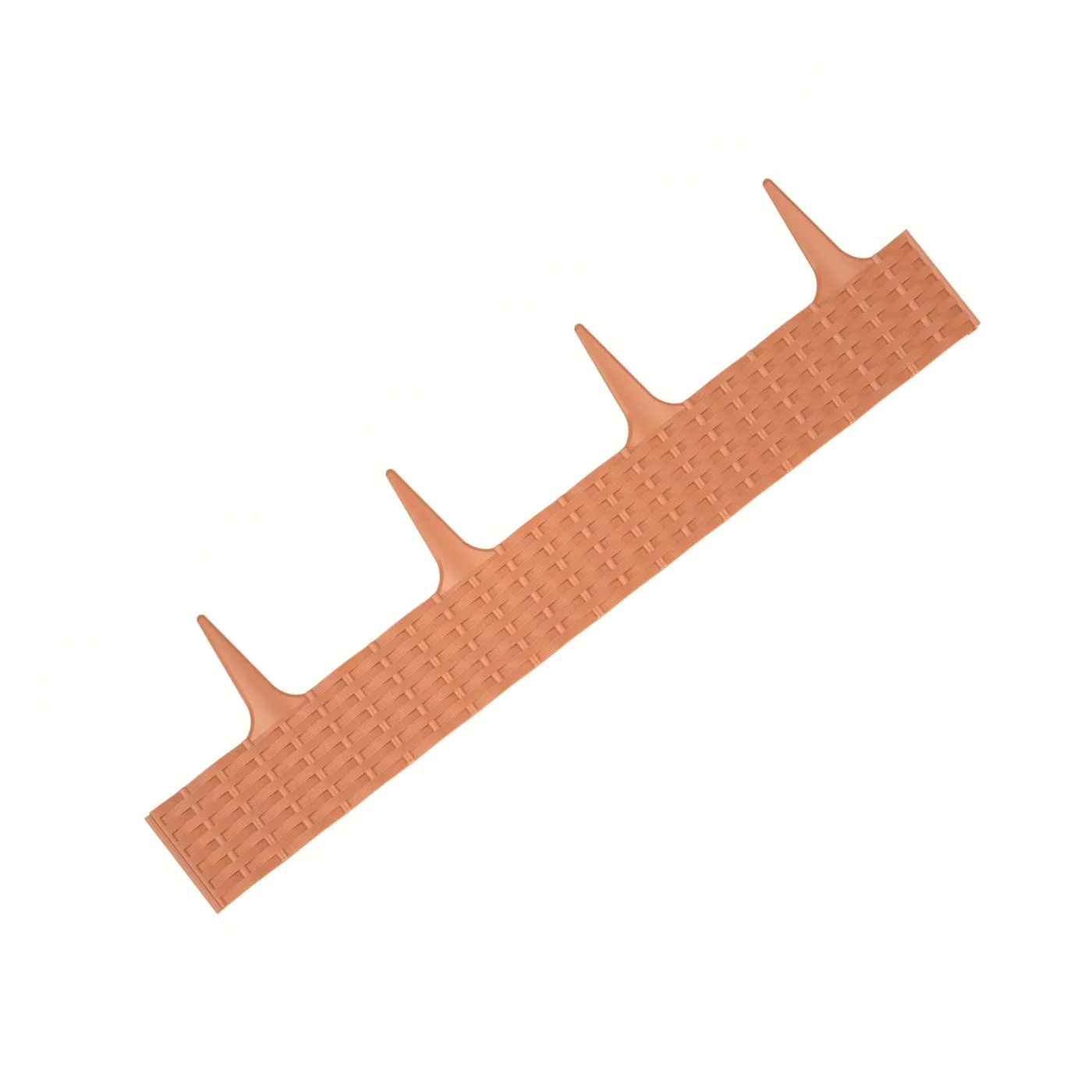 Hnedý plastový záhradný obrubník GC85 - dĺžka 390 cm, výška 18,6 cm