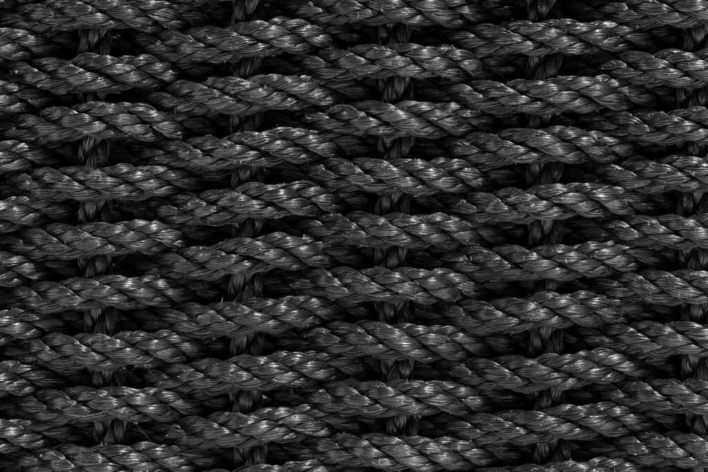 Černá vstupní rohož FLOMA Robust - délka 45 cm, šířka 75 cm, výška 2 cm