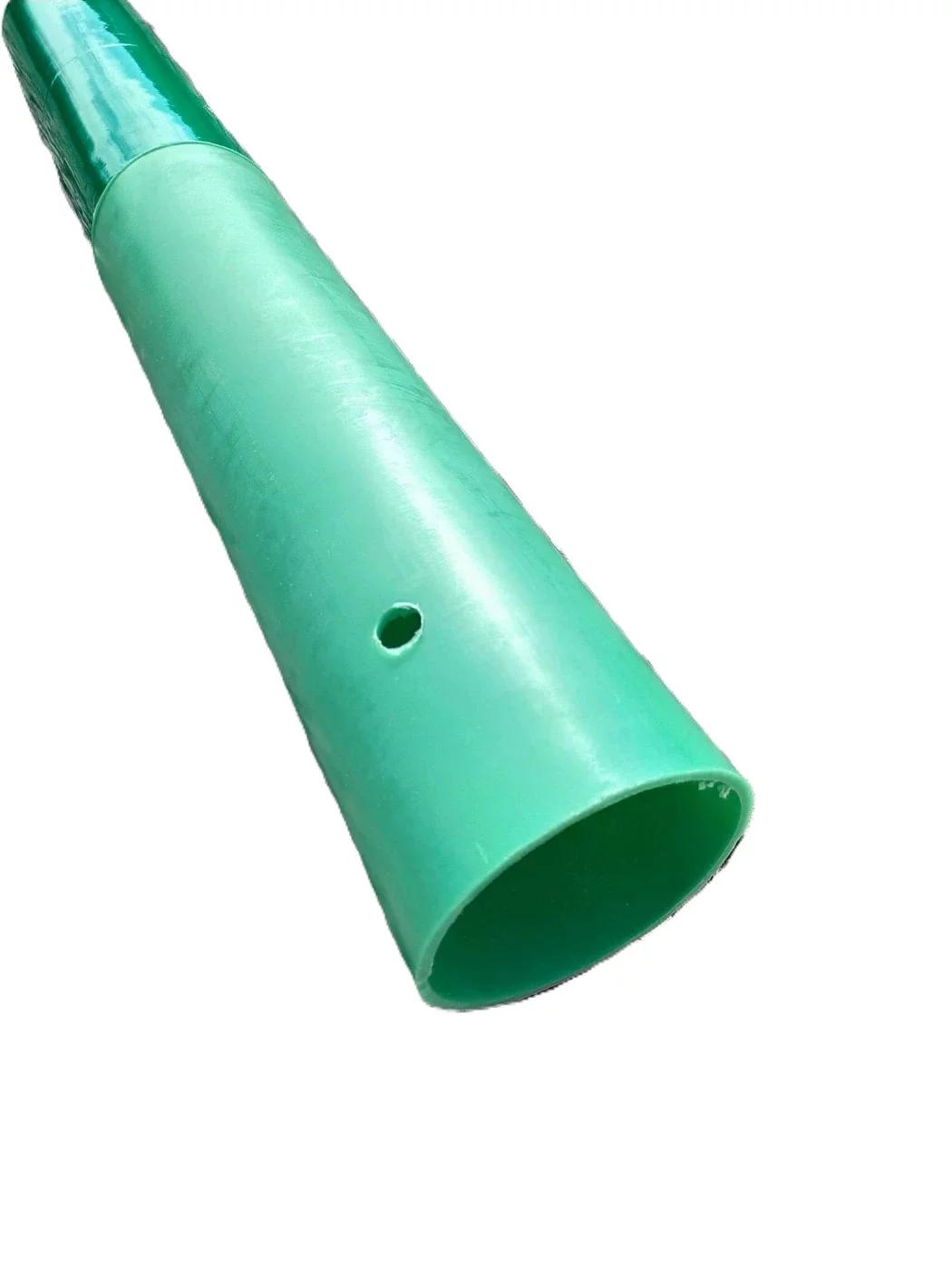 Zelený plastový sloupek s reflexním pruhem - průměr 12 cm, výška 150 cm