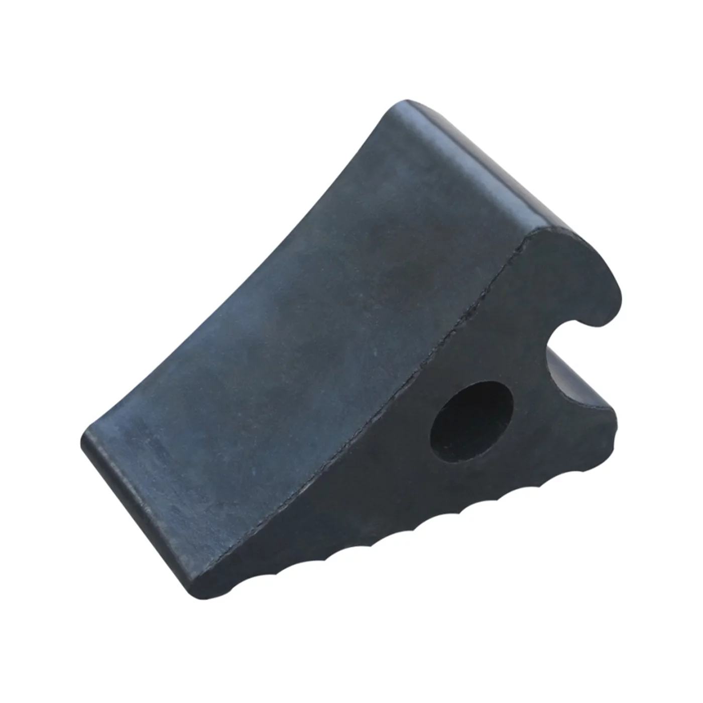 Radkeil aus Gummi unter die Räder FLOMA - Länge 28,5 cm, Breite 15 cm, Höhe 19,5 cm - Schwarz