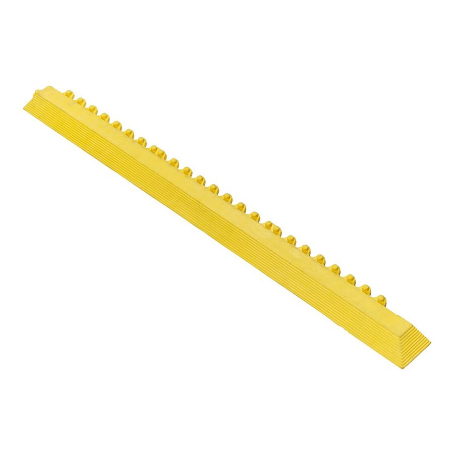 Žltá gumová nábehová hrana &quot;samec&quot; (100% nitrilová guma) pre rohože Fatigue - dĺžka 100 cm, šírka 7,5 cm