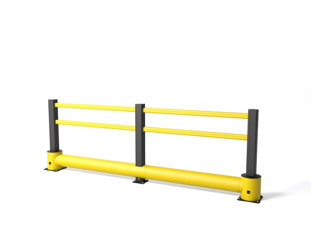 Sicherheitsbarriere - Länge 75 cm, Höhe 115 cm - gelbe