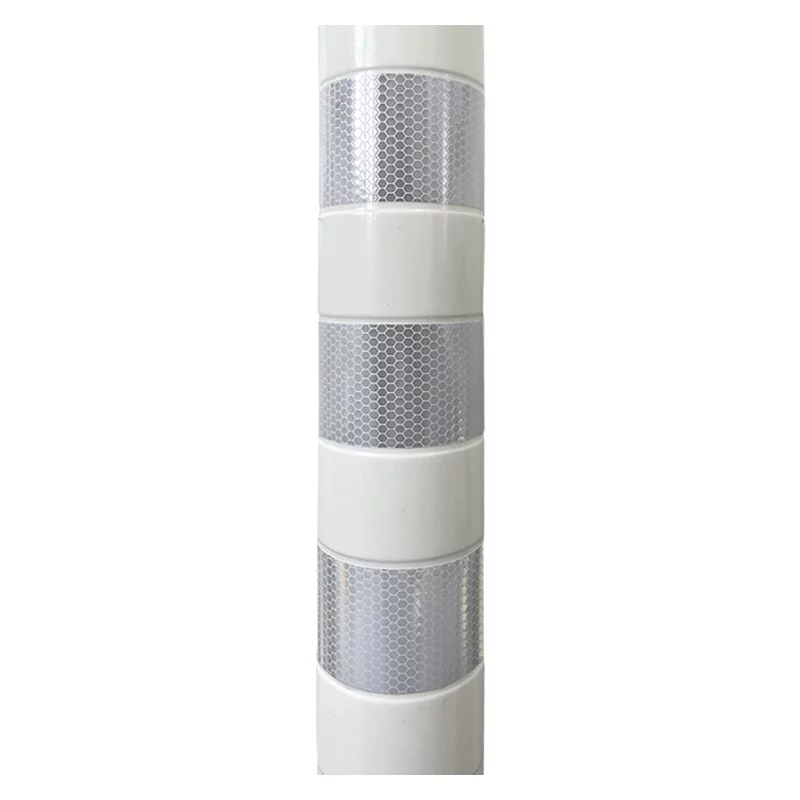 Parkende schutze Spalte aus Kunststoff - durchmesser 8,1 cm, Höhe 75 cm - weiße