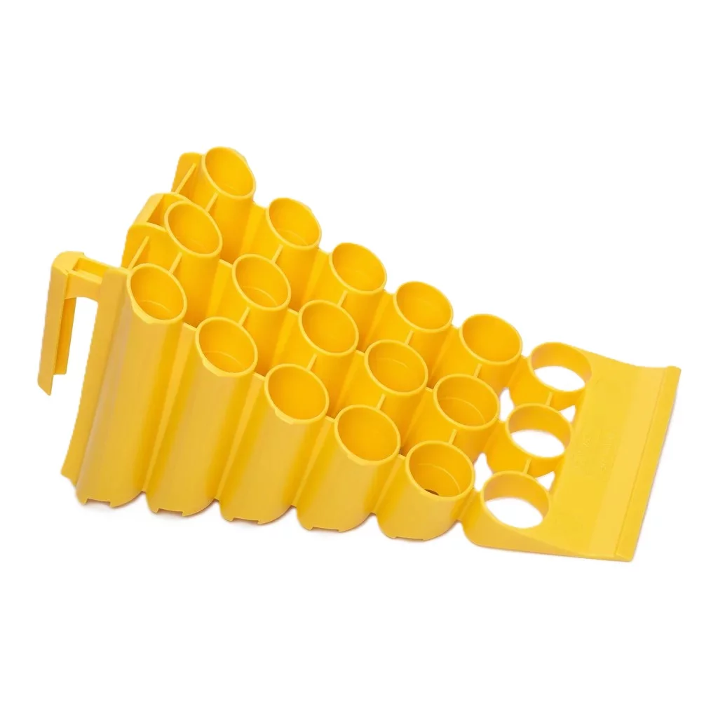 Klin plastikowy - długość 53 cm, szerokość 20 cm, wysokość 25 cm - żółty