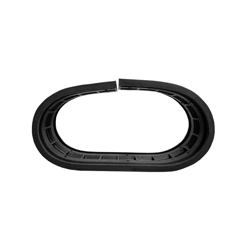 Čierna gumová extra odolná ochrana múrov, stien (nárazník) - dĺžka 100 cm, šírka 20 cm, hrúbka 3 cm