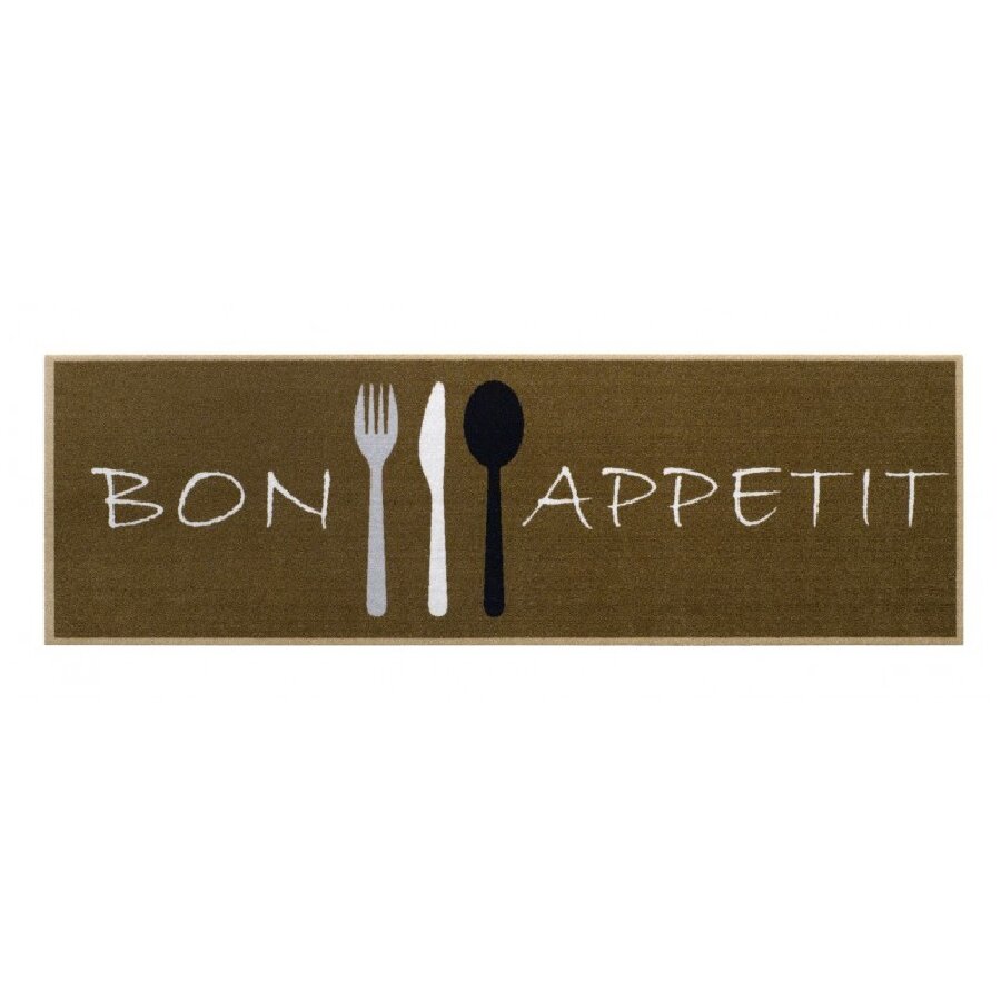 Kuchynský prateľný koberec FLOMA Bon Appetit - dĺžka 50 cm, šírka 150 cm a výška 0,5 cm