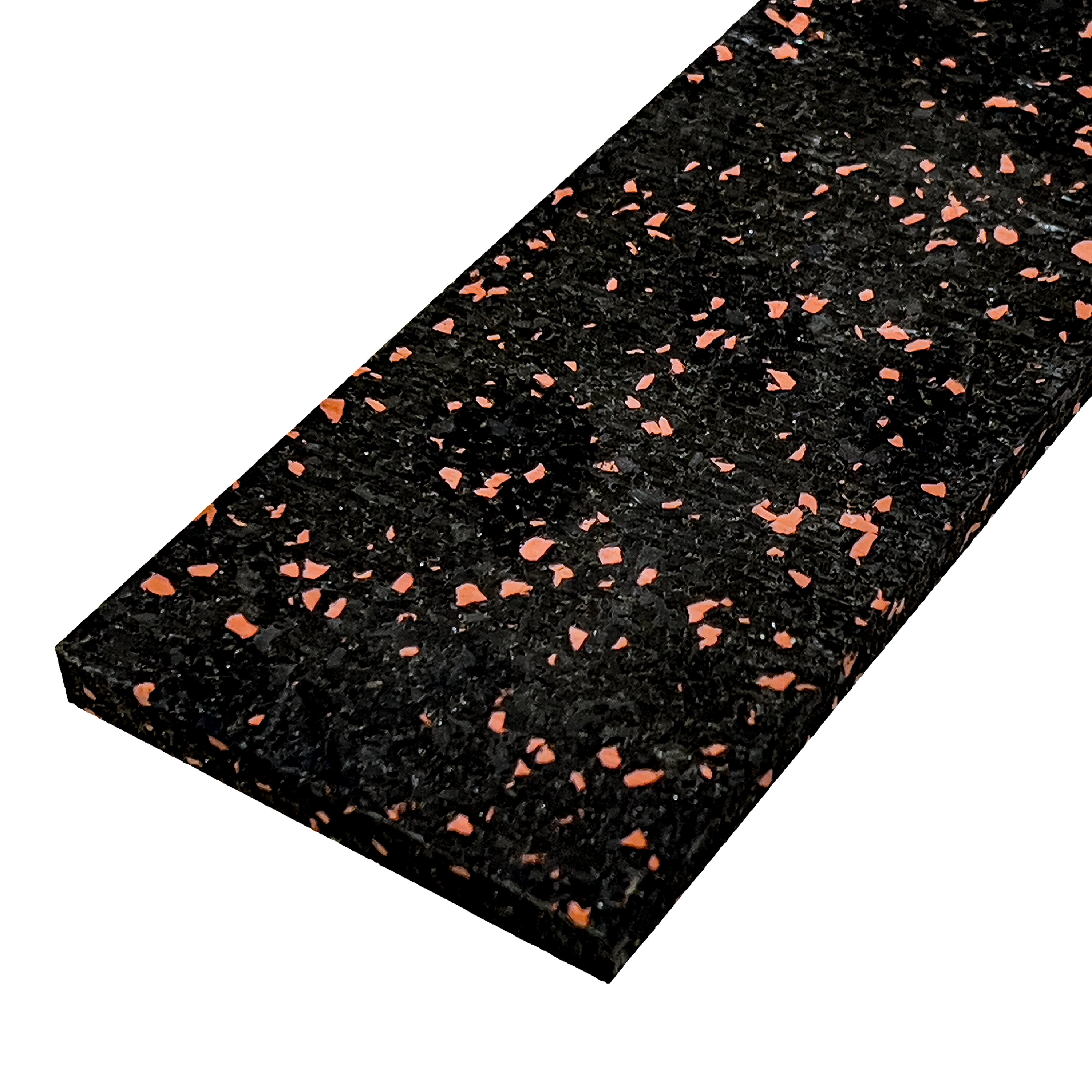 Černo-červená gumová soklová podlahová lišta FLOMA FitFlo IceFlo - délka 200 cm, šířka 7 cm, tloušťka 0,8 cm