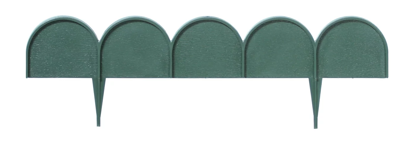 Gartiger Bordstein aus Kunststoff - Länge 1000 cm, Höhe 9 cm - grüner