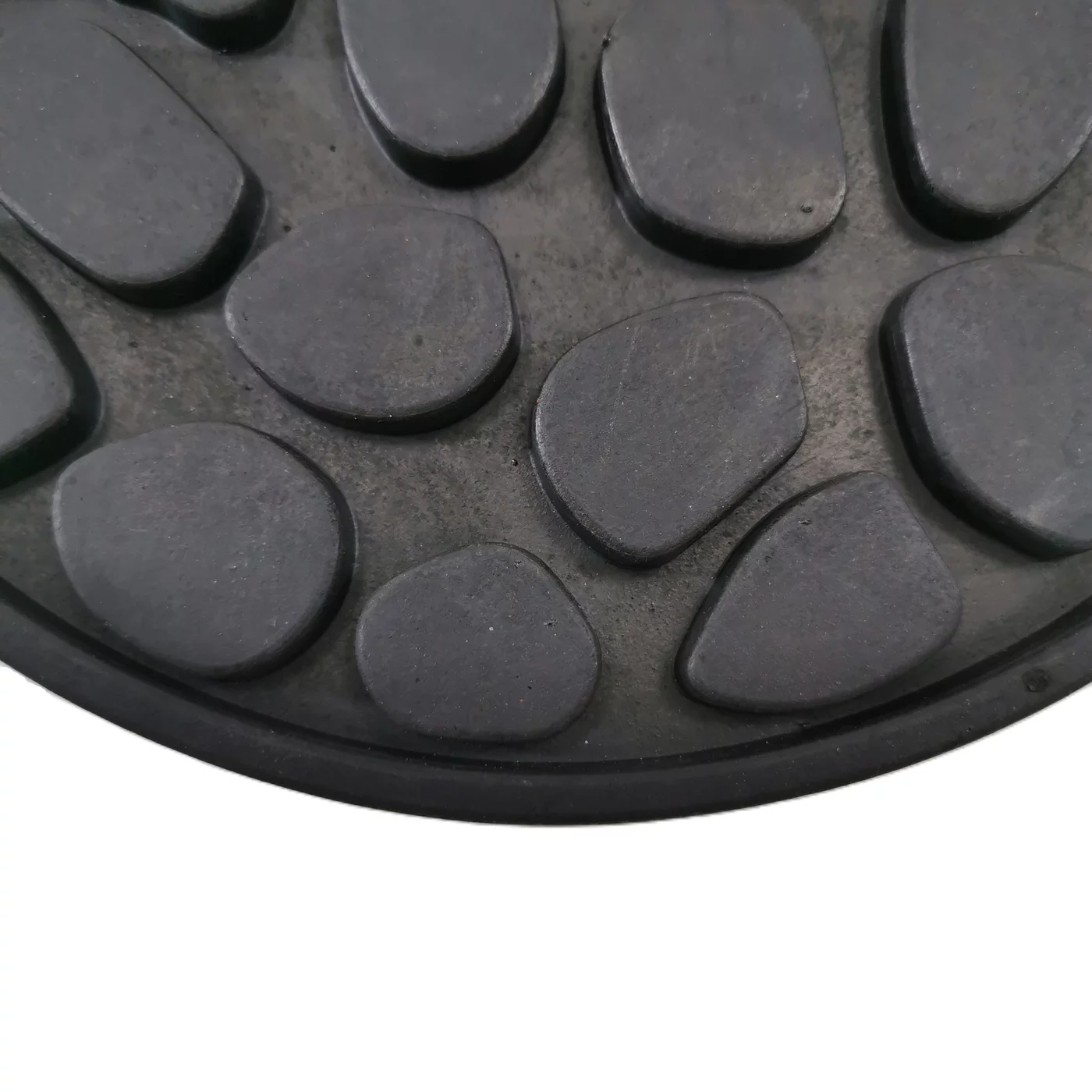 Gumová guľatá podložka pod kvetináč FLOMA Stones - priemer 30 cm, výška 1 cm