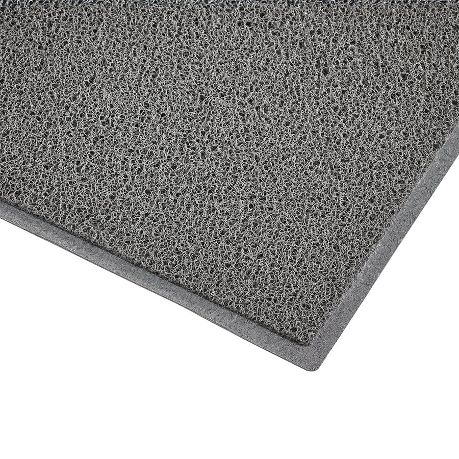 Sivá PVC protišmyková vstupná rohož Wayfarer - dĺžka 150 cm, šírka 90 cm, výška 1 cm