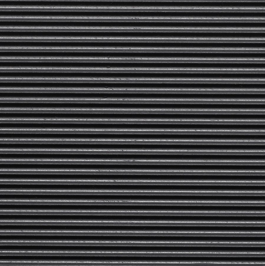 Čierna priemyselná protišmyková podlahová guma FLOMA Alfa - dĺžka 10 m, šírka 100 cm a výška 0,3 cm