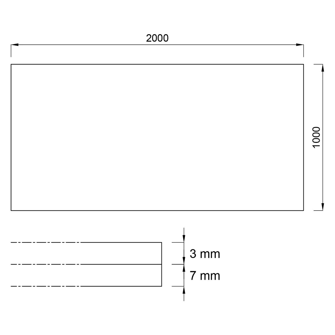 Guma podłogowa antywibracyjna dwuwarstwowa (płyta) FLOMA Sandwich czarno-biało-czerwono-szara tłumiąca - długość 200 cm, szerokość 100 cm, wysokość 1 cm