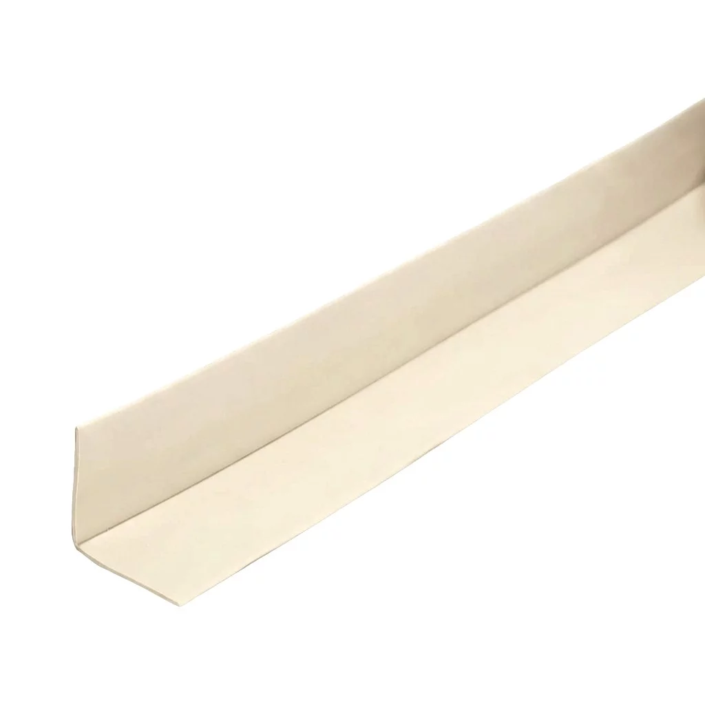 Béžová plastová (PVC) soklová lišta F541 - dĺžka 40 m, šírka 3 cm, výška 3 cm