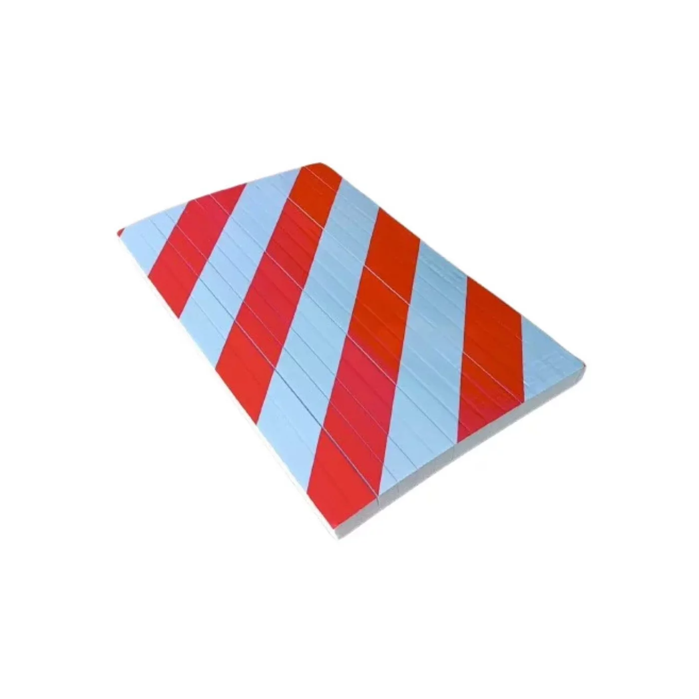 Säulenschutz aus Schaumstoff - Länge 40 cm, Breite 25 cm, Dicke 2 cm - rot-weißer