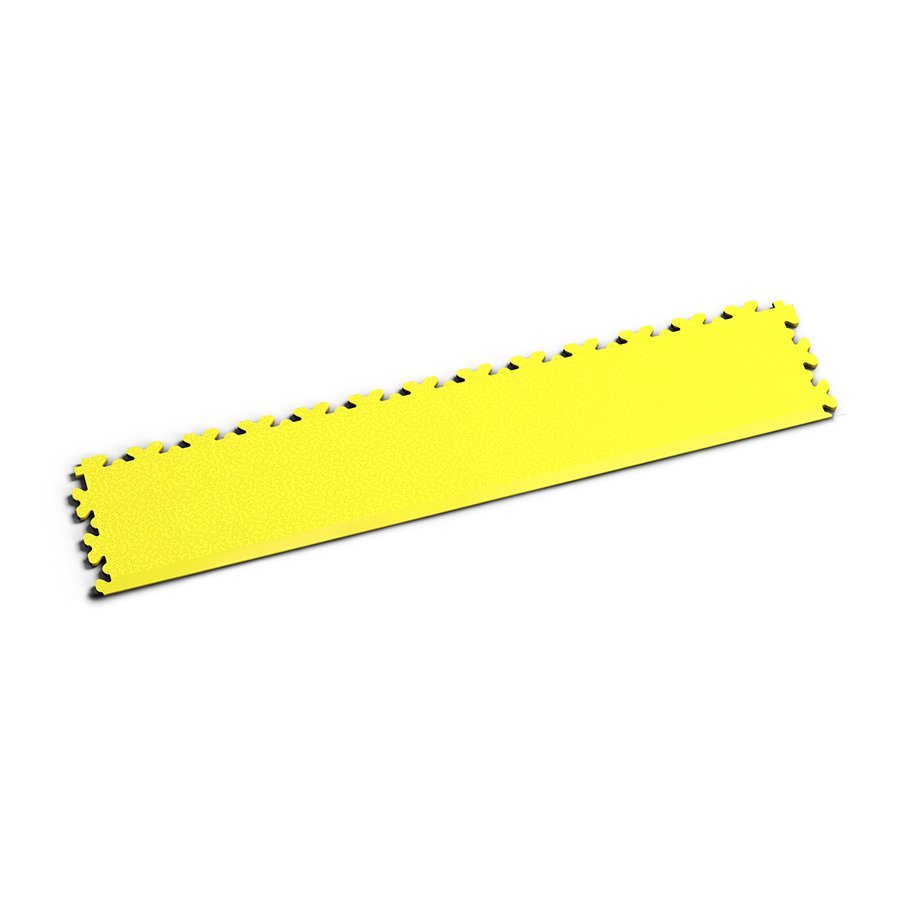 Žlutý PVC vinylový zátěžový nájezd Fortelock XL (hadí kůže) - délka 65,3 cm, šířka 14,5 cm, výška 0,4 cm