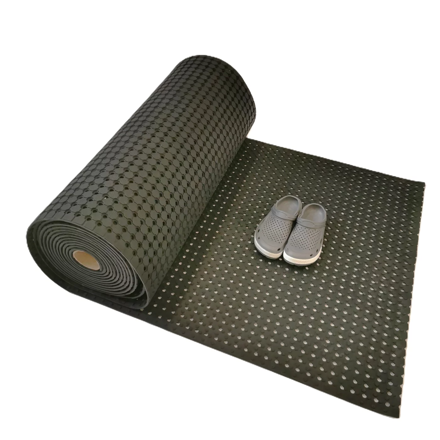 Gumová protiúnavová protiskluzová univerzální rohož FLOMA MultiPurpose - délka 1 cm, šířka 100 cm, výška 1 cm