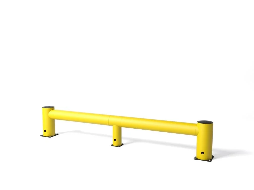 Sicherheitsbarriere - Länge 75 cm, Höhe 60 cm - gelbe