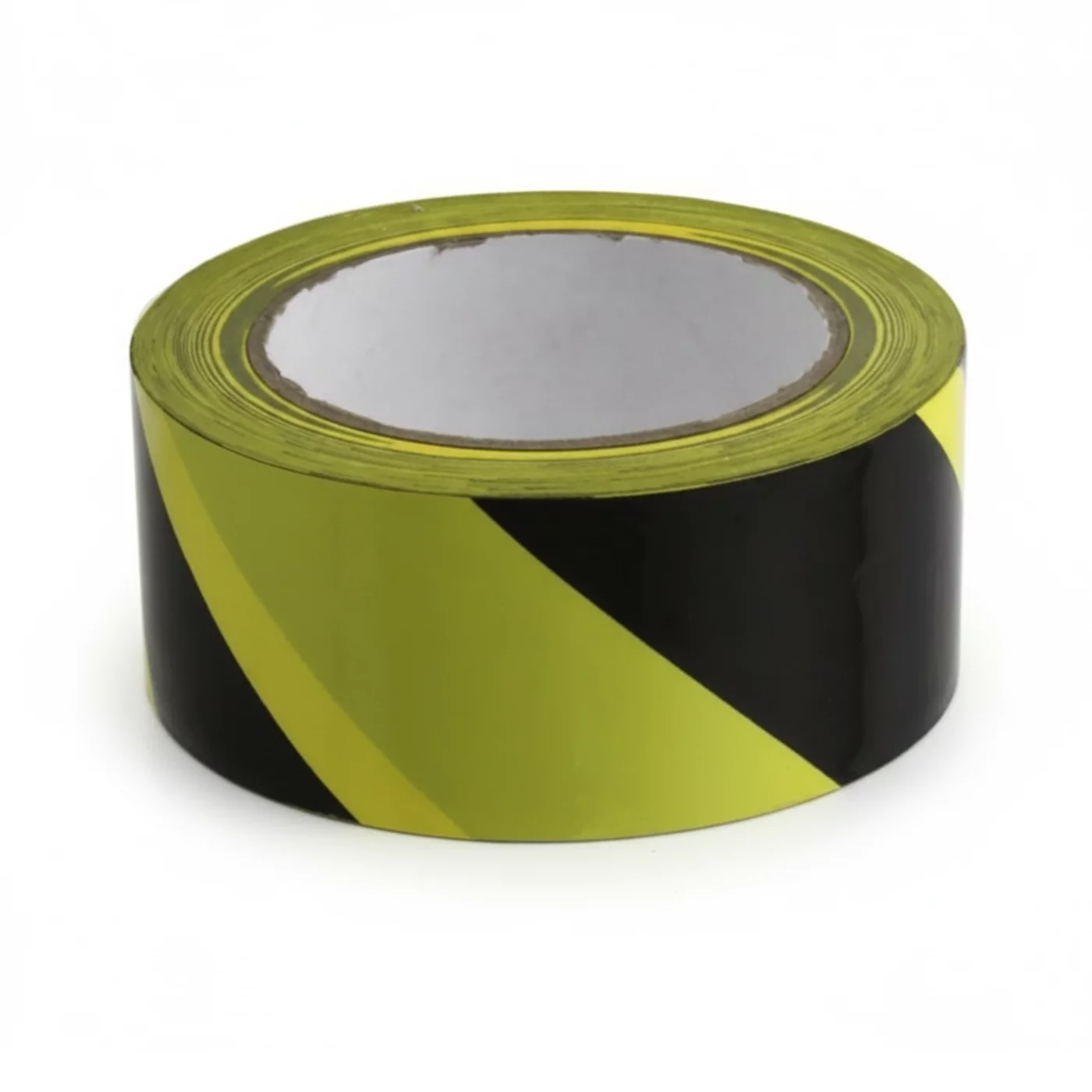 Linkes warnendes Warnband - Länge 33 m, Breite 5 cm - Schwarz-Gelb