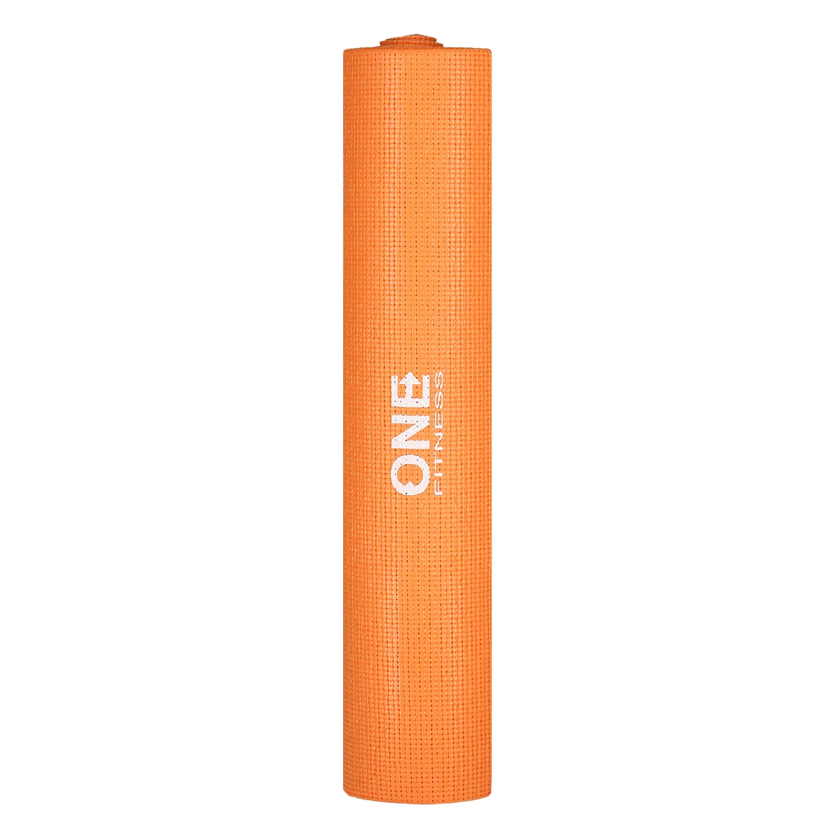 Yogamatte aus Schaumstoff ONE FITNESS - Länge 173 cm, Breite 61 cm, Höhe 0,6 cm - Orange