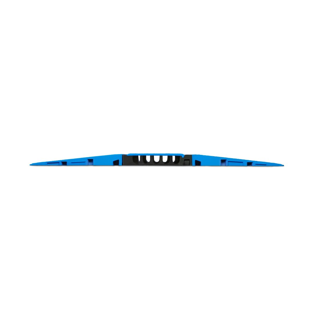 Čierno-modrý plastový modulárny káblový most s vekom (sada) DEFENDER MIDI 5 2D - dĺžka 100 cm, šírka 32,5 cm a výška 5,4 cm