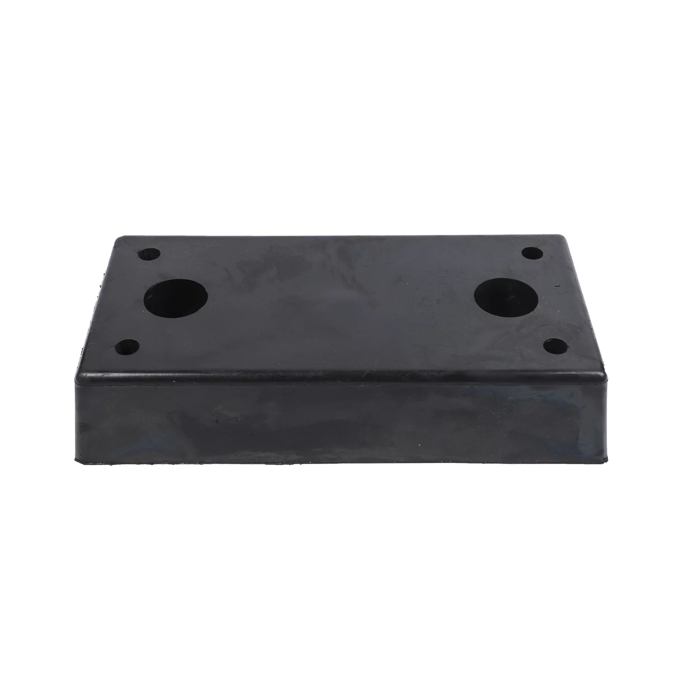 Rampenstopp aus Gummi für LKW FLOMA - Länge 50 cm, Breite 25 cm, Höhe 10 cm - Schwarz