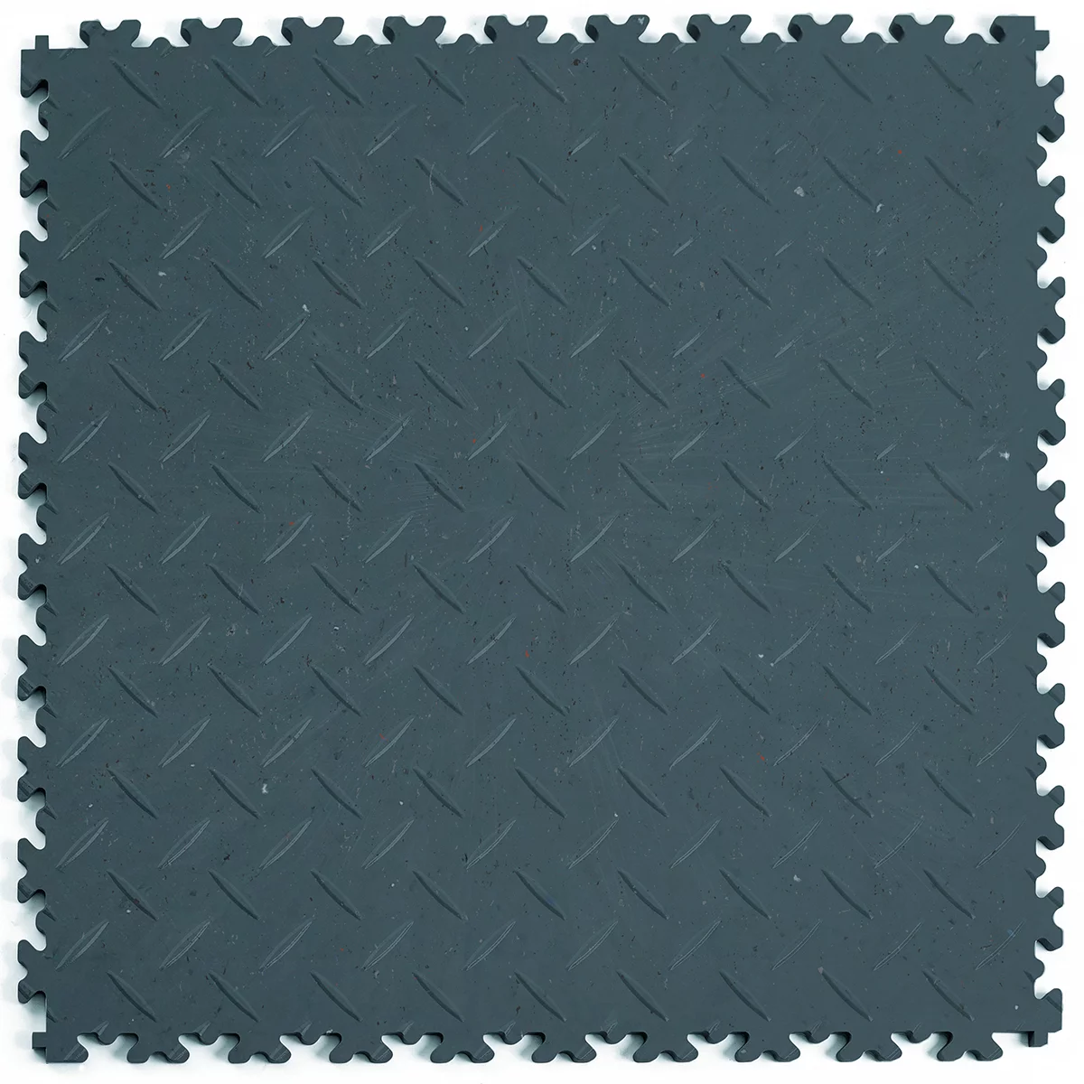Modrá plastová (PVC) zátěžová dlažba Fortelock Industry ECO (diamant) - délka 51 cm, šířka 51 cm, výška 0,7 cm
