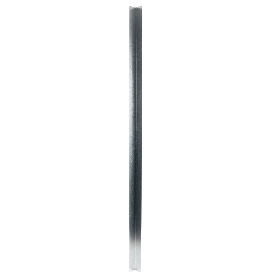 Černo-žlutý pozinkovaný reflexní ochranný pás (roh) - délka 150 cm, šířka 5 cm a tloušťka 0,55 mm