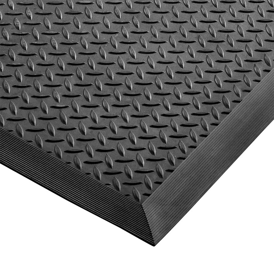 Černá protiúnavová protiskluzová rohož Cushion Flex - délka 210 cm, šířka 91 cm, výška 1,27 cm