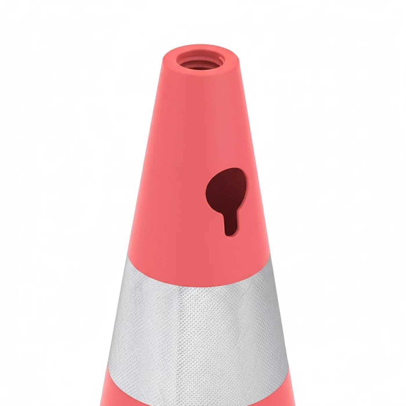 Leitkegel (PE) FLOMA - 2,8 kg - Durchmesser 28 cm, Höhe 50 cm - Orange