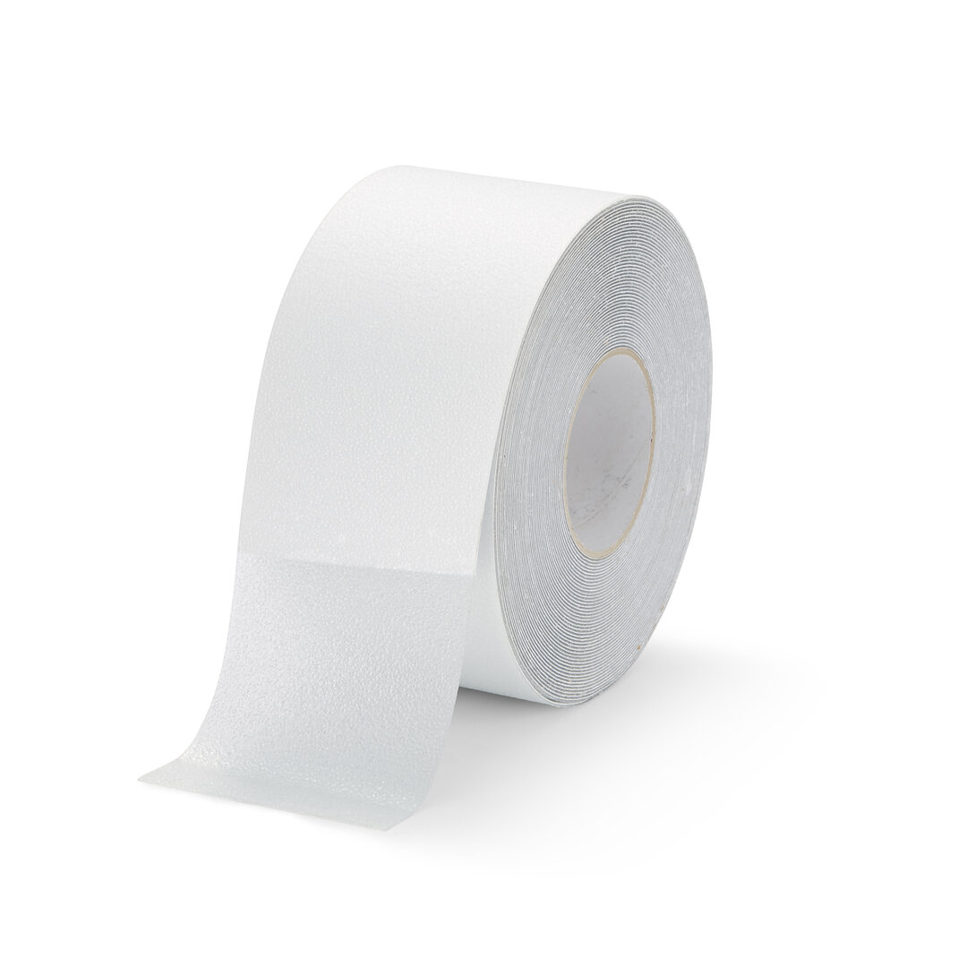 Čirá plastová voděodolná protiskluzová páska FLOMA Super Resilient - délka 18,3 m, šířka 10 cm, tloušťka 1,3 mm