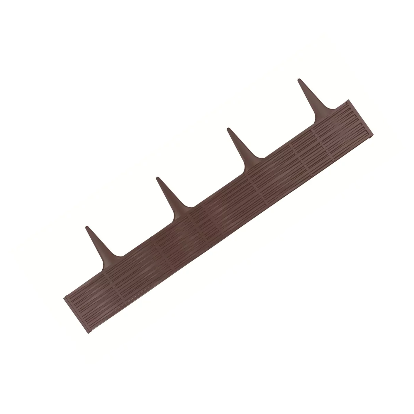 Hnedý plastový záhradný obrubník GC85 - dĺžka 390 cm, výška 18,6 cm