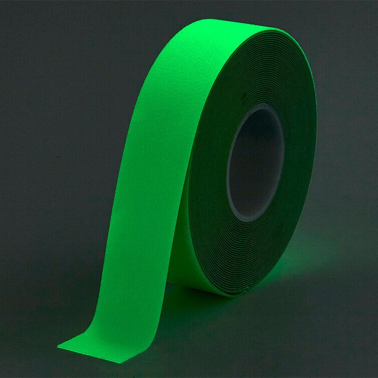 Fotoluminiscenční protiskluzová páska FLOMA Super Glow in the Dark - délka 15 m, šířka 5 cm, tloušťka 1,5 mm