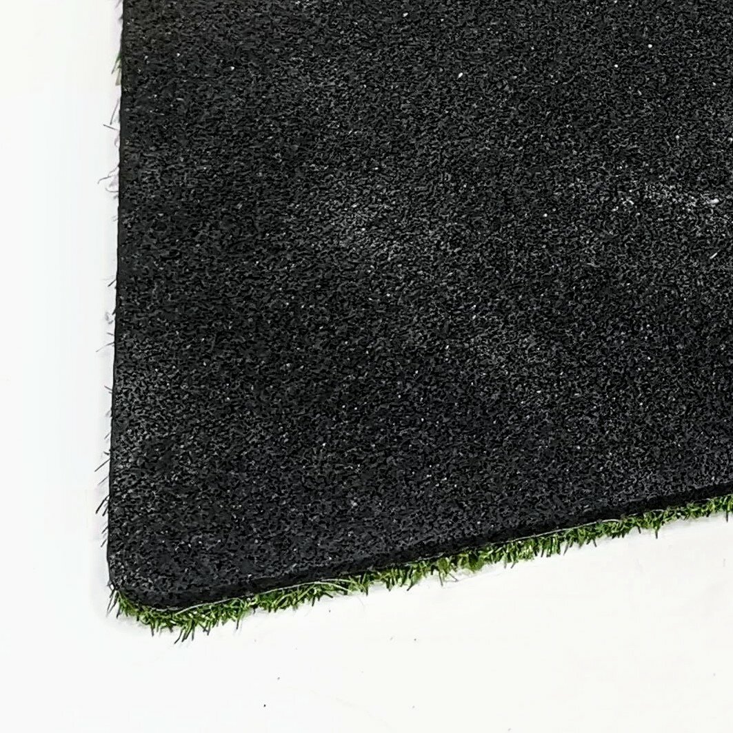 Zelená vstupná rohož z umelého trávnika FLOMA Grass - dĺžka 39 cm, šírka 58 cm a výška 1 cm