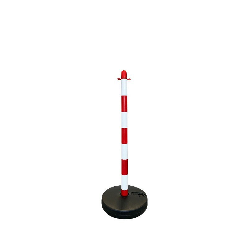Bielo-červený plastový vymedzovací stĺpik SCV - výška 110 cm