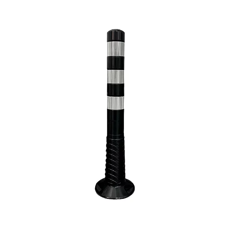 Parkende schutze Spalte aus Kunststoff - Höhe 75 cm - schwarze