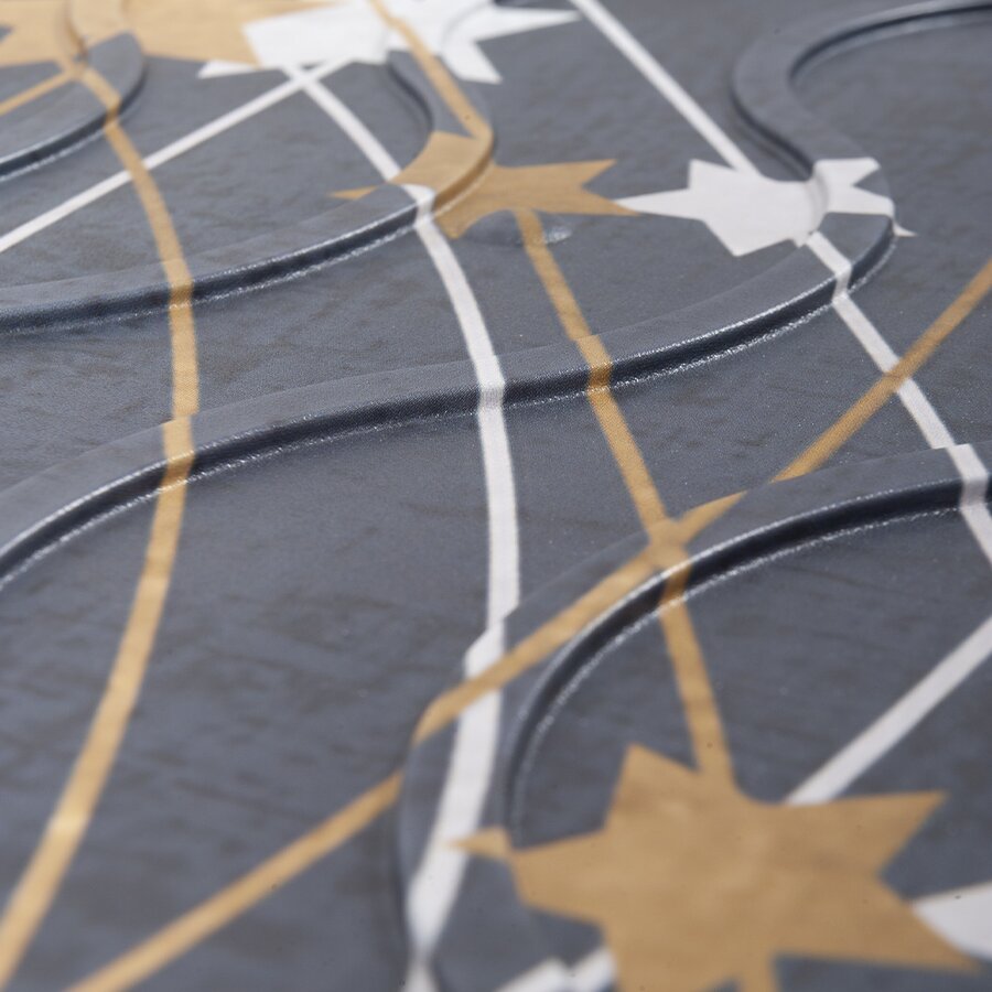 Plastový odkvapkávač na topánky FLOMA Constellation - dĺžka 38 cm, šírka 75 cm a výška 2,1 cm