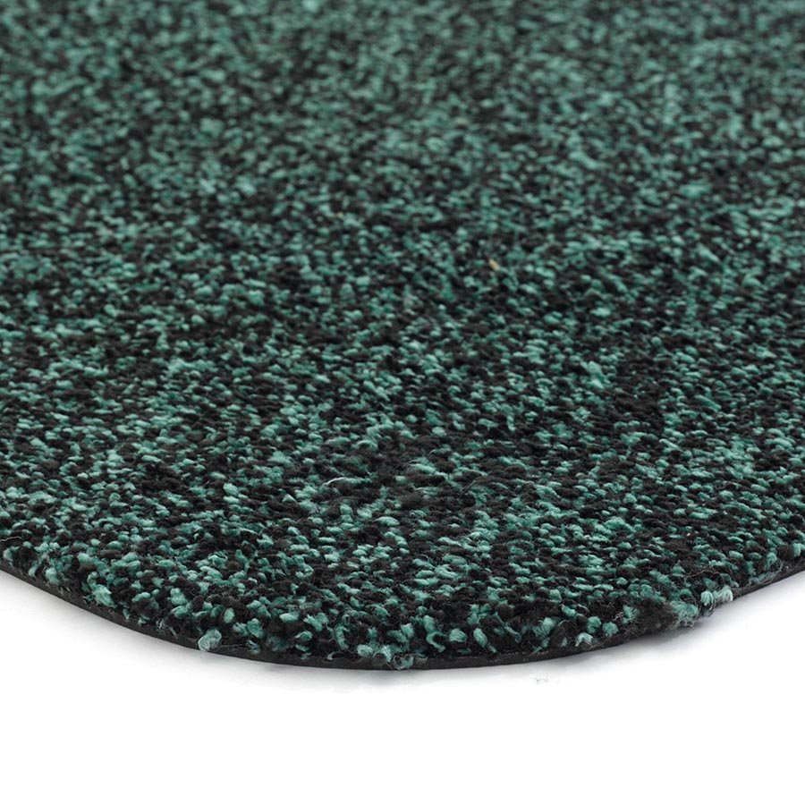 Tyrkysová prateľná vstupná rohož FLOMA Majestic - dĺžka 40 cm, šírka 60 cm, výška 0,6 cm
