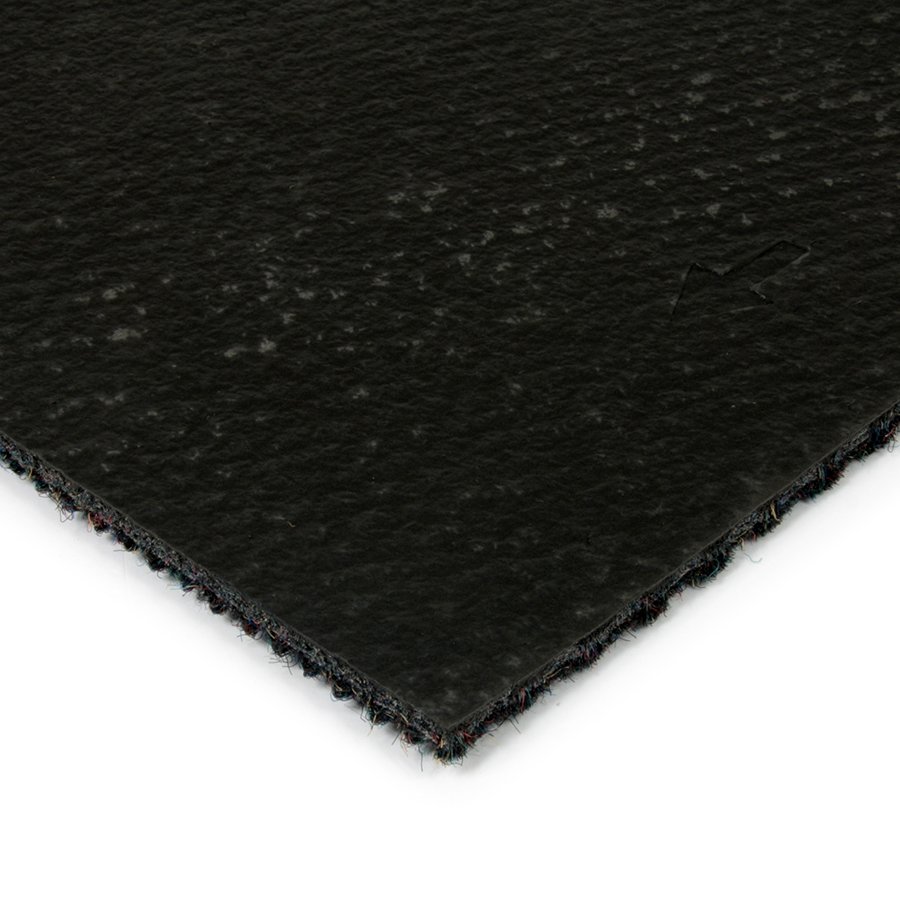 Čierna kobercová záťažová čistiaca zóna FLOMA Fiona - dĺžka 200 cm, šírka 200 cm a výška 1,1 cm