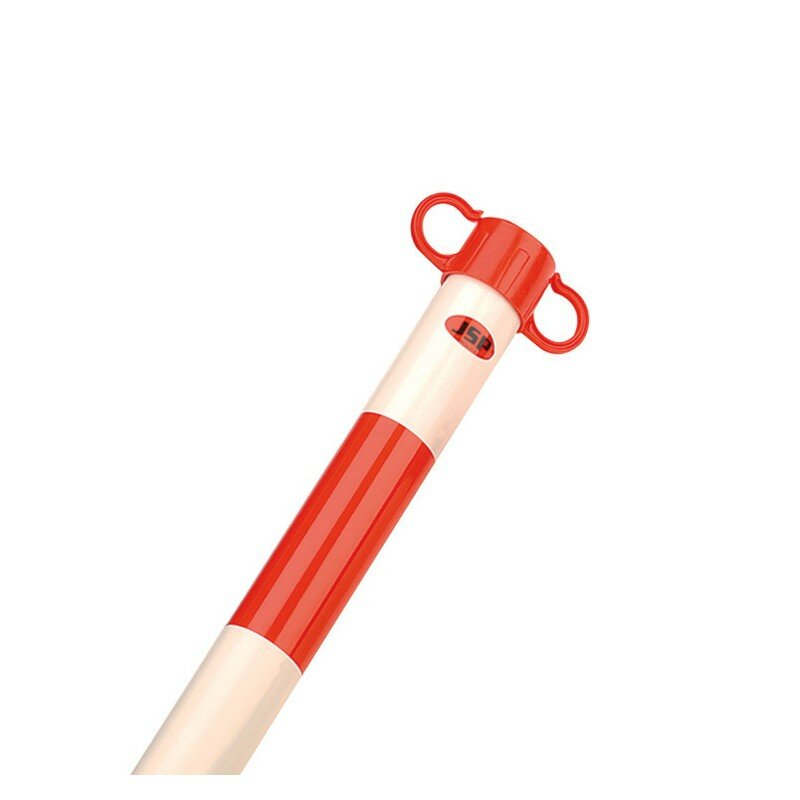 Bielo-červený plastový vymedzovací stĺpik (sada) - výška 90 cm